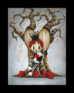 Fabio Napoleoni Queen of Broken Hearts (AP) (Super Duper Canvas) - (Gallery Wrapped)